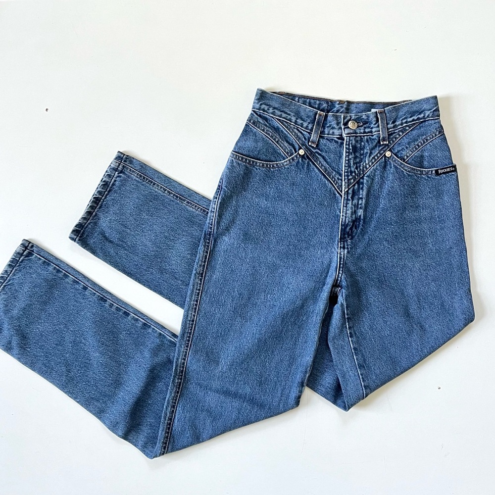 Vintage Blue High Rise Rockies Women Jeans
